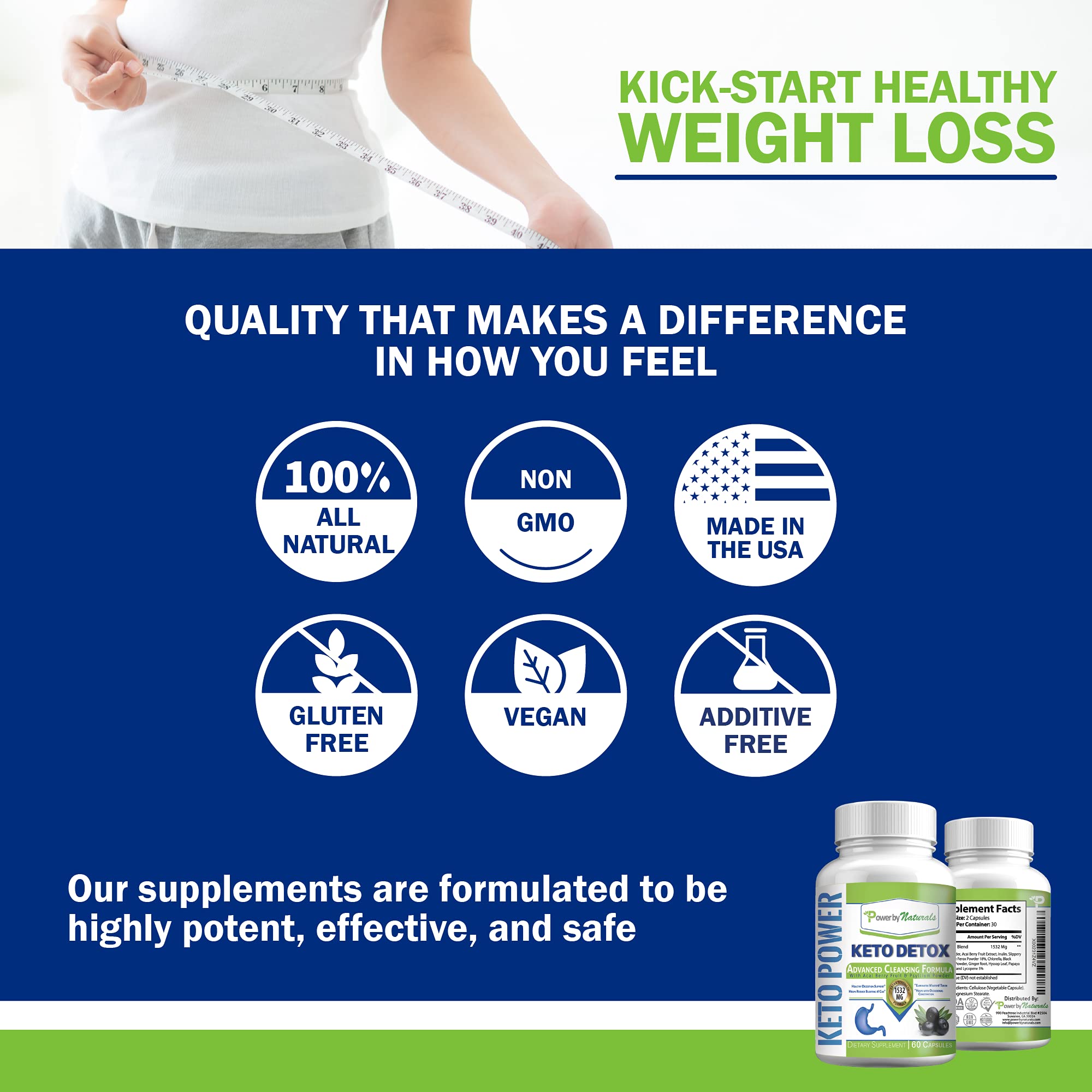 USA-made, GMP-certified manufacturing facility label