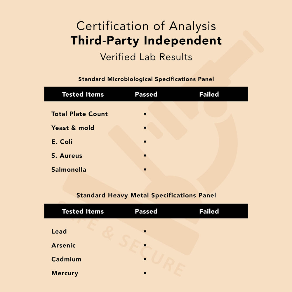 Made in USA GMP-certified facility
