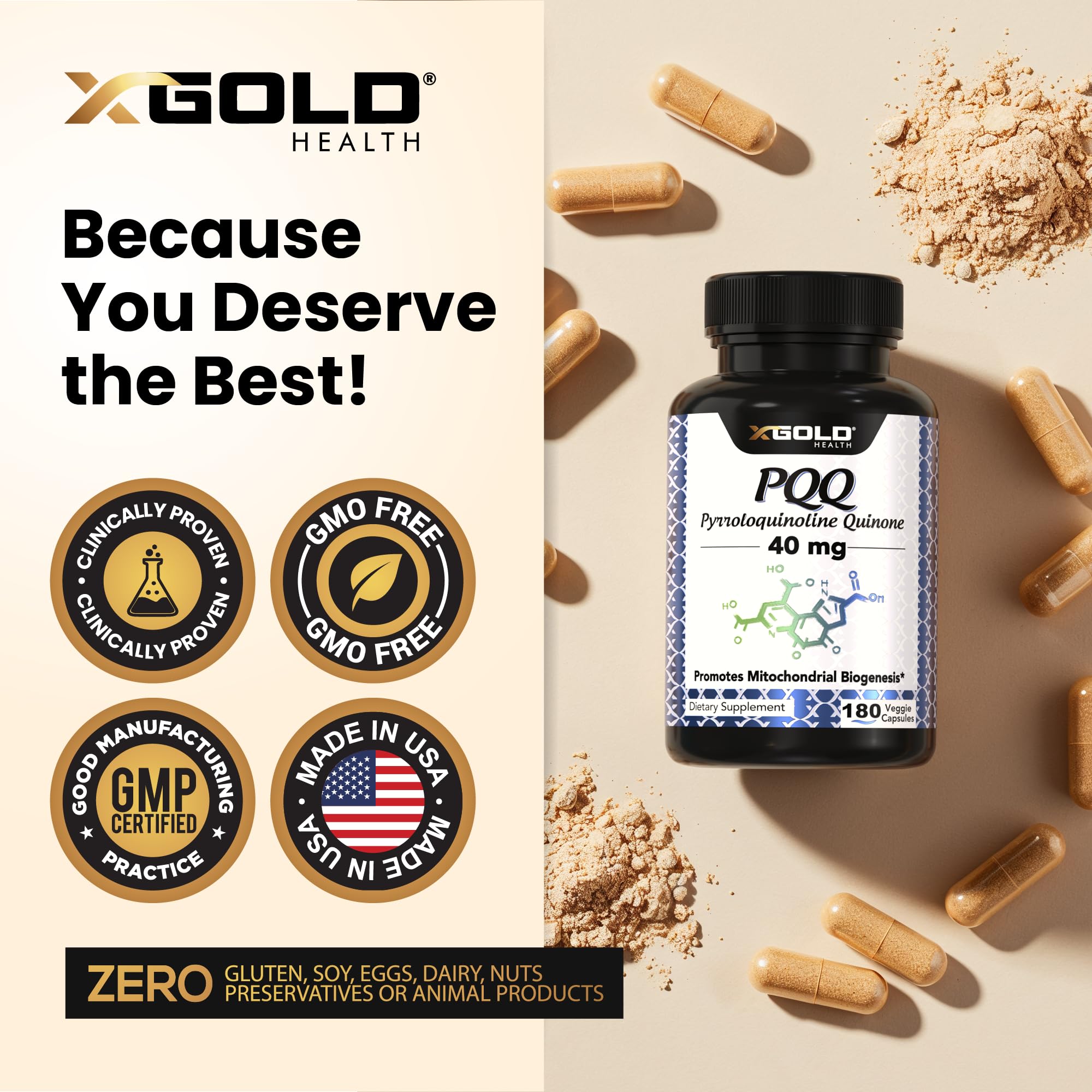 Made in the USA in a GMP-certified facility