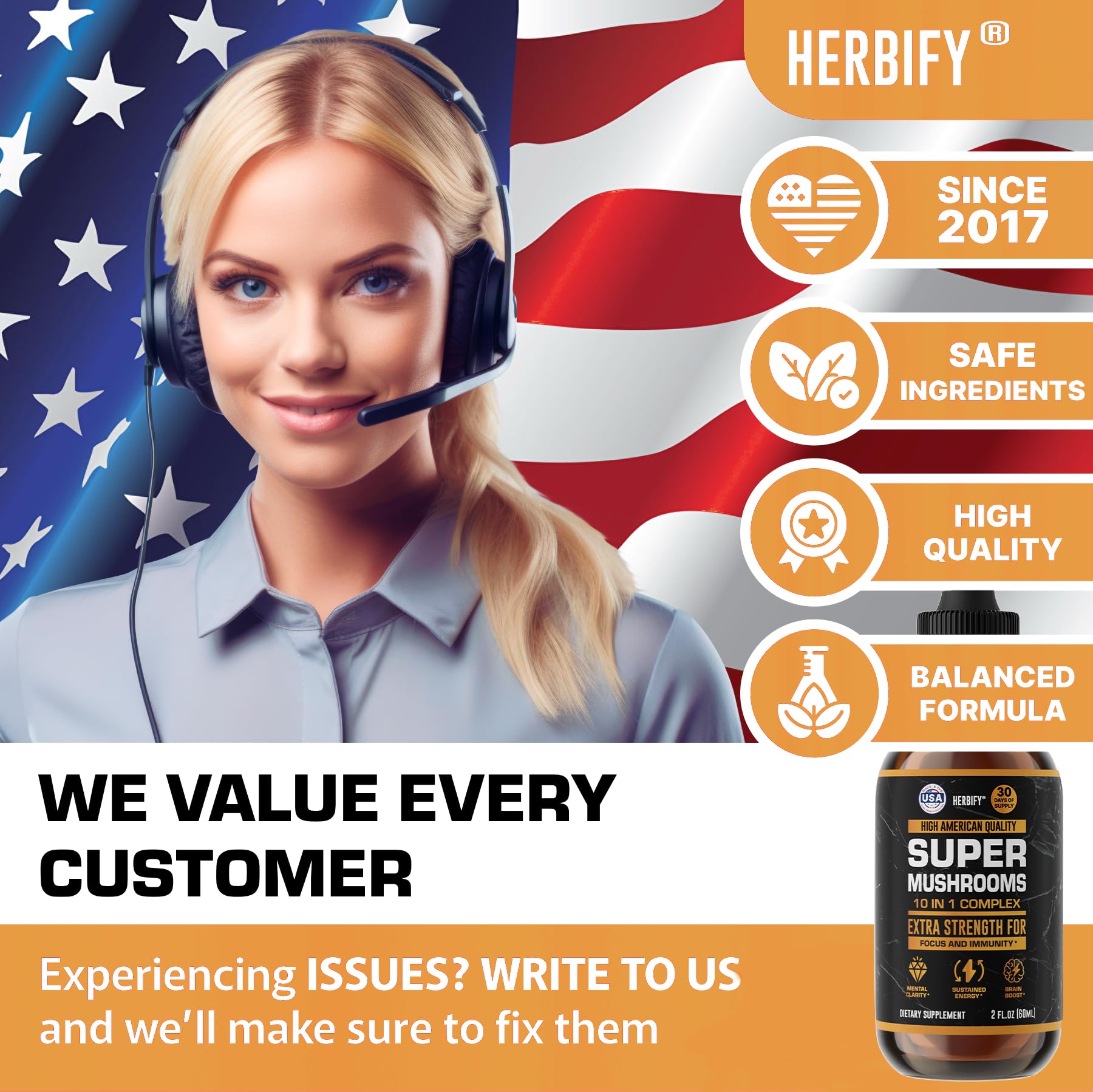 Made in USA seal on product label