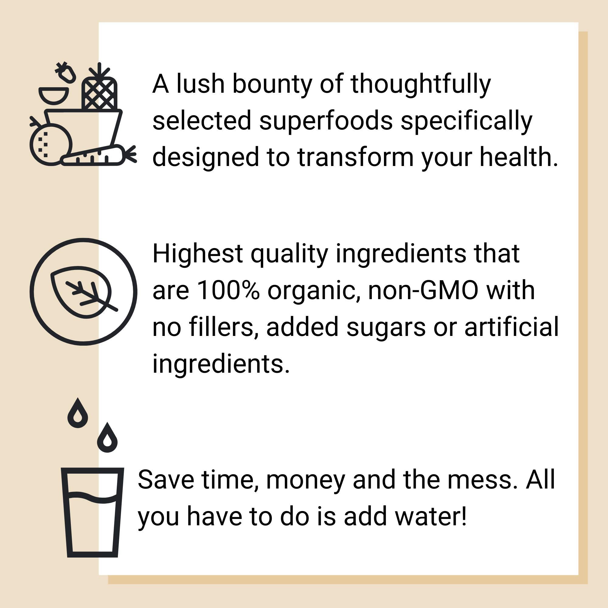 Made in USA badge on protein powder packaging