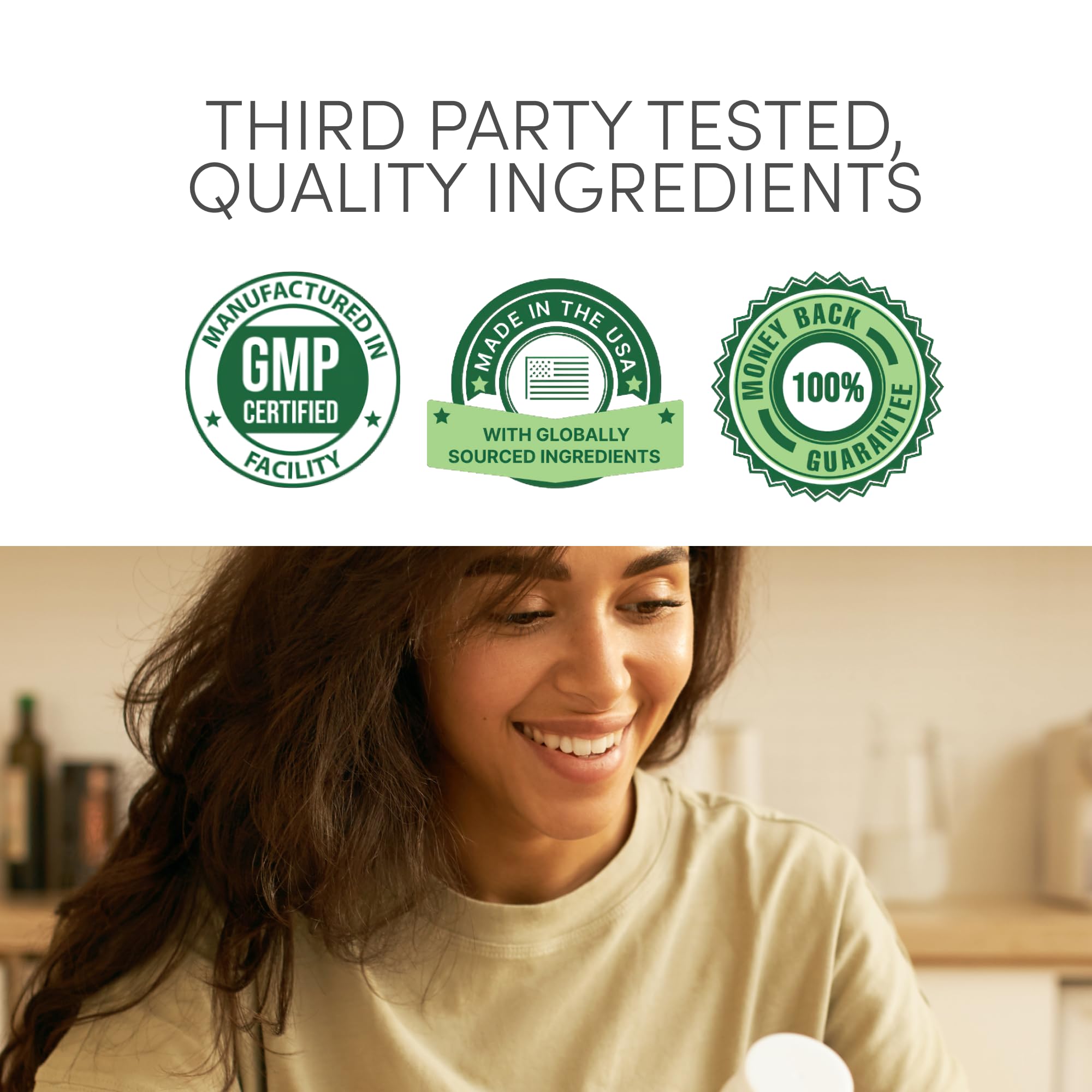 MAG-8 bottle highlighting wellness and quality