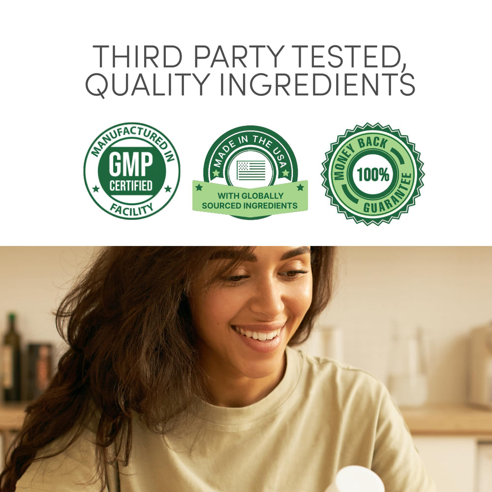 MAG-8 bottle highlighting wellness and quality