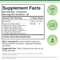 Eight forms of magnesium shown for MAG-8