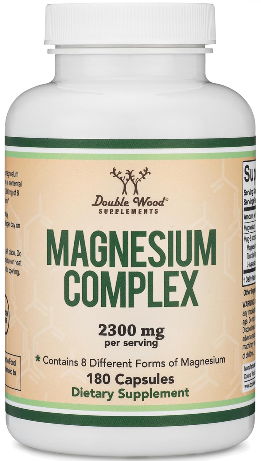MAG-8 Magnesium Complex 180-capsule bottle