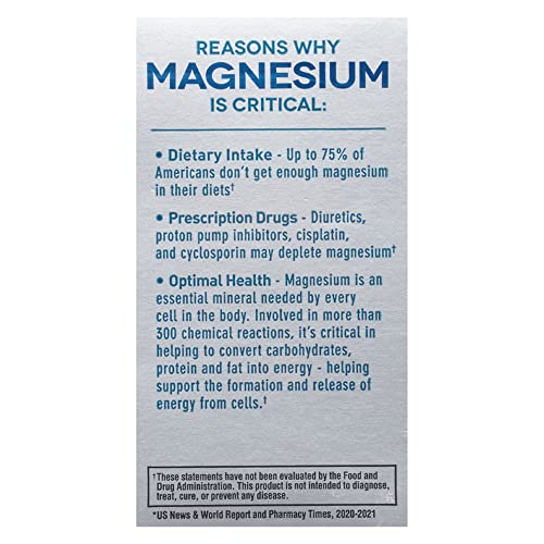Dosage instructions for Mag-Ox 400 magnesium oxide
