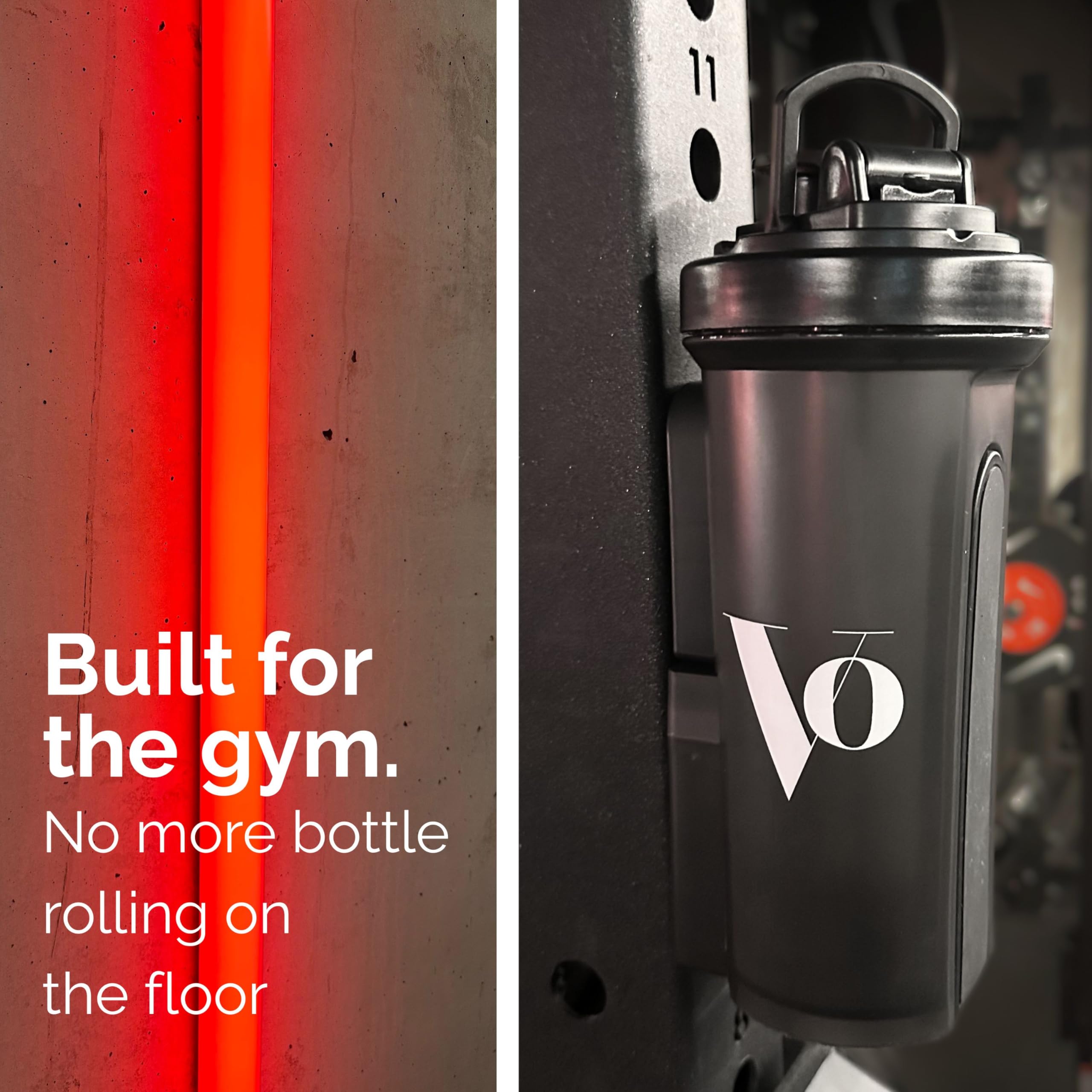 Mag Shaker Bottle 24oz side view