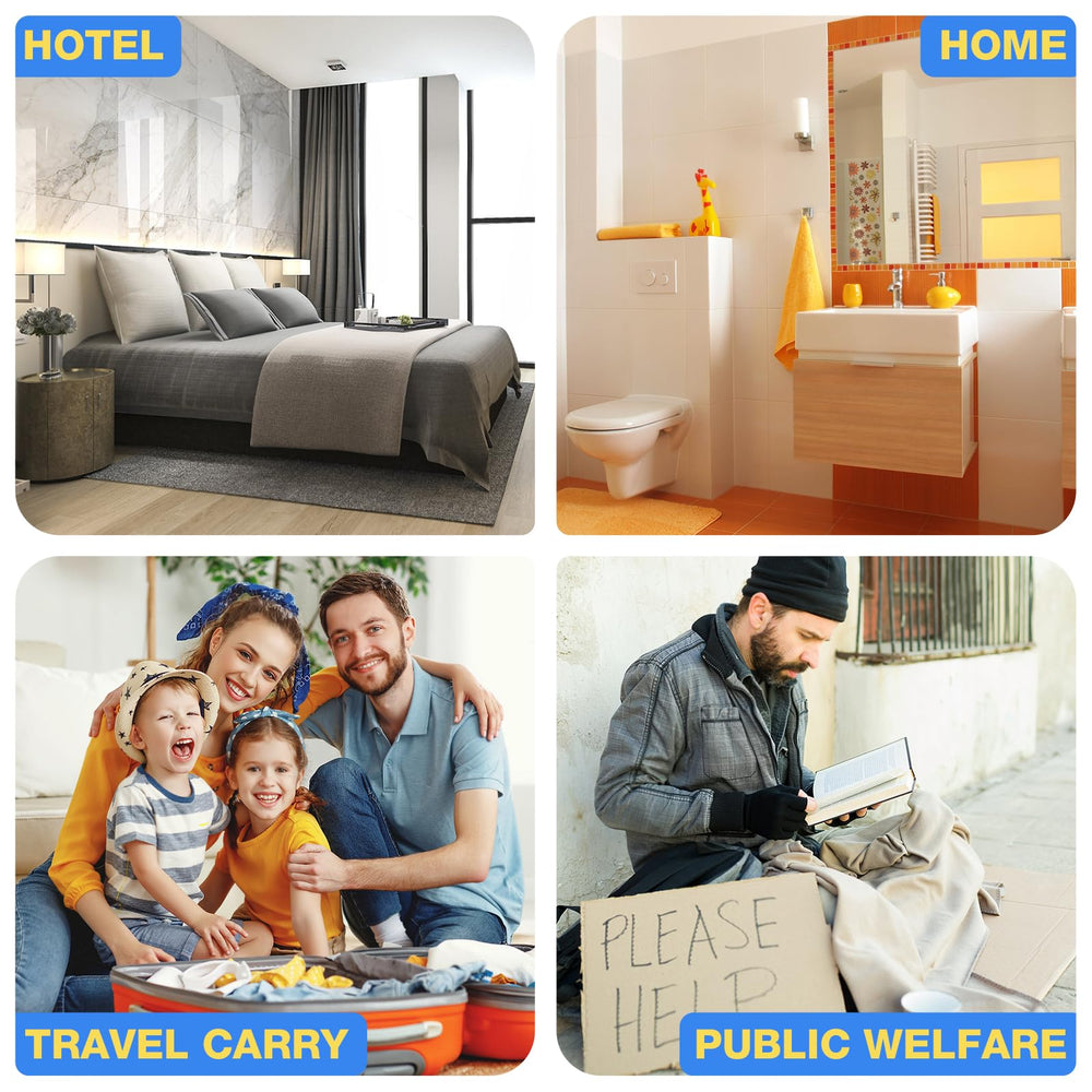 Individually wrapped MAGDIY toothbrush and toothpaste set