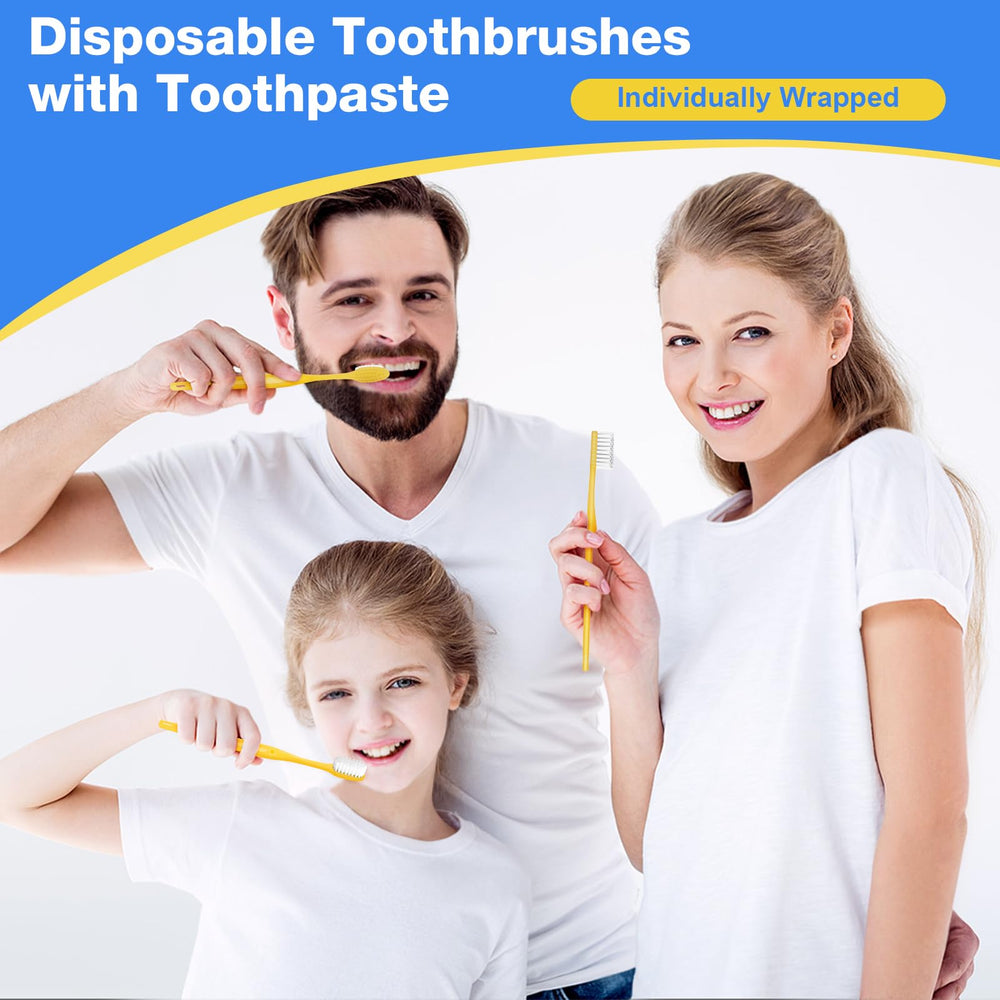 Travel-size MAGDIY toothbrush and 5g toothpaste set