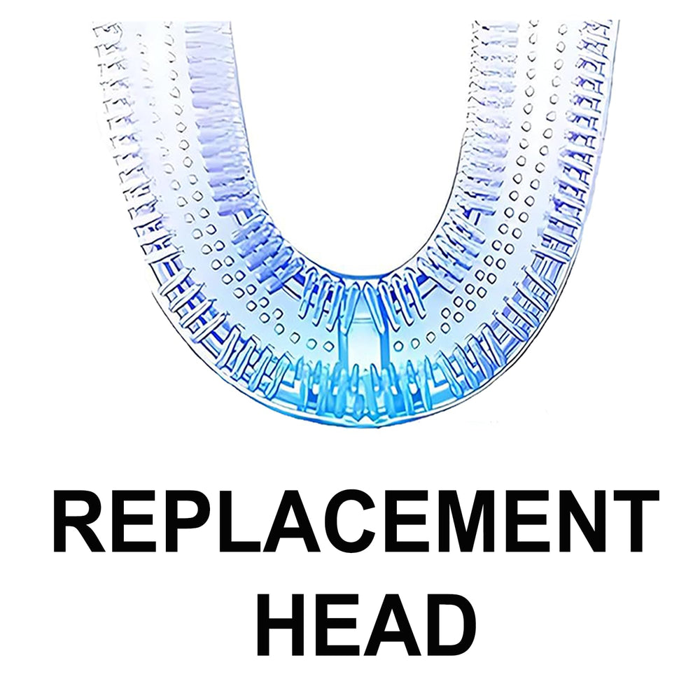 Packaging of Magentak 2-pack silicone U-shaped brush heads