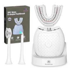 Front view of Magentak Electric U Shaped Toothbrush for adults