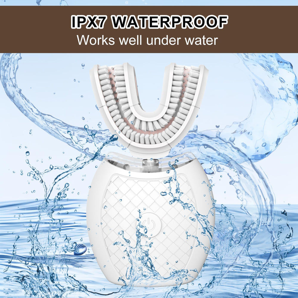 IPX7 waterproof Magentak toothbrush in use