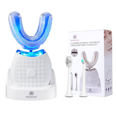 Magentak U Shaped Electric Toothbrush for Adults – Front view in White