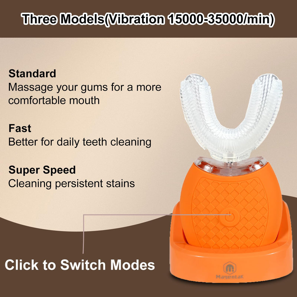 Wireless charging base for Magentak toothbrush