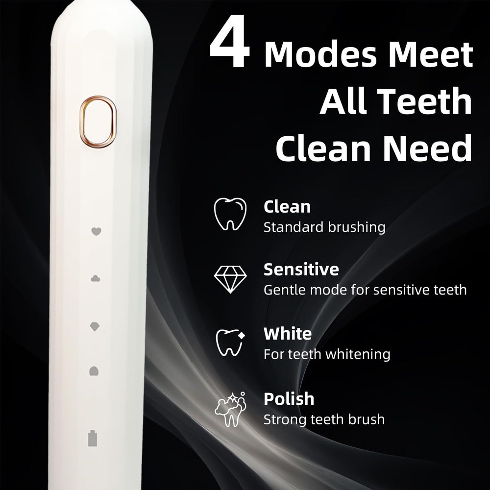 Whitening mode indicator on handle