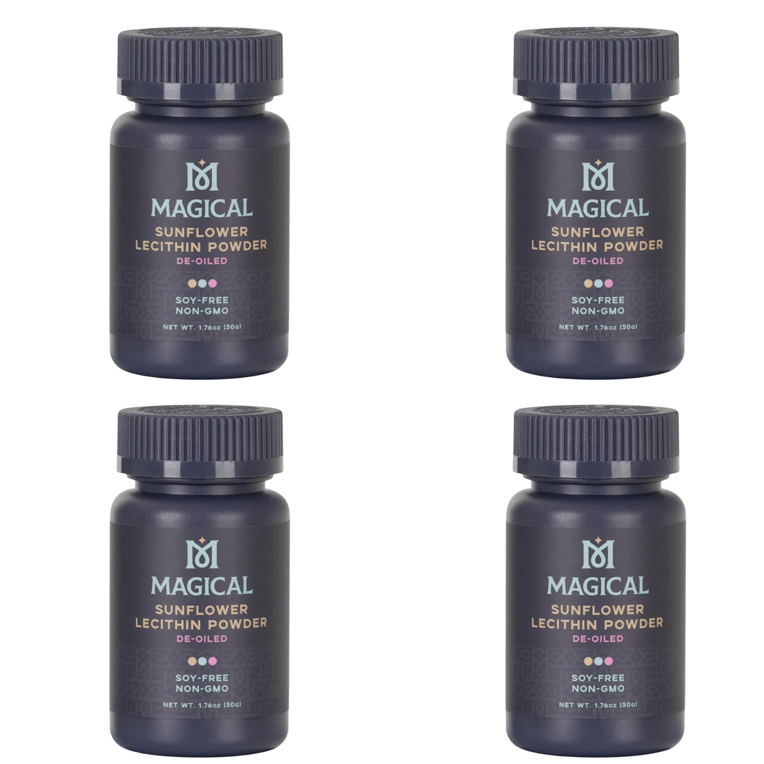Packaging for Magical Butter Sunflower Lecithin Powder 4-Pack