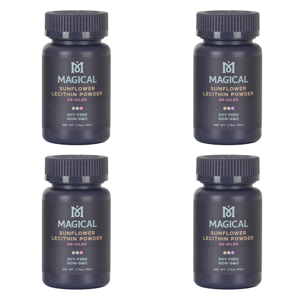 Packaging for Magical Butter Sunflower Lecithin Powder 4-Pack