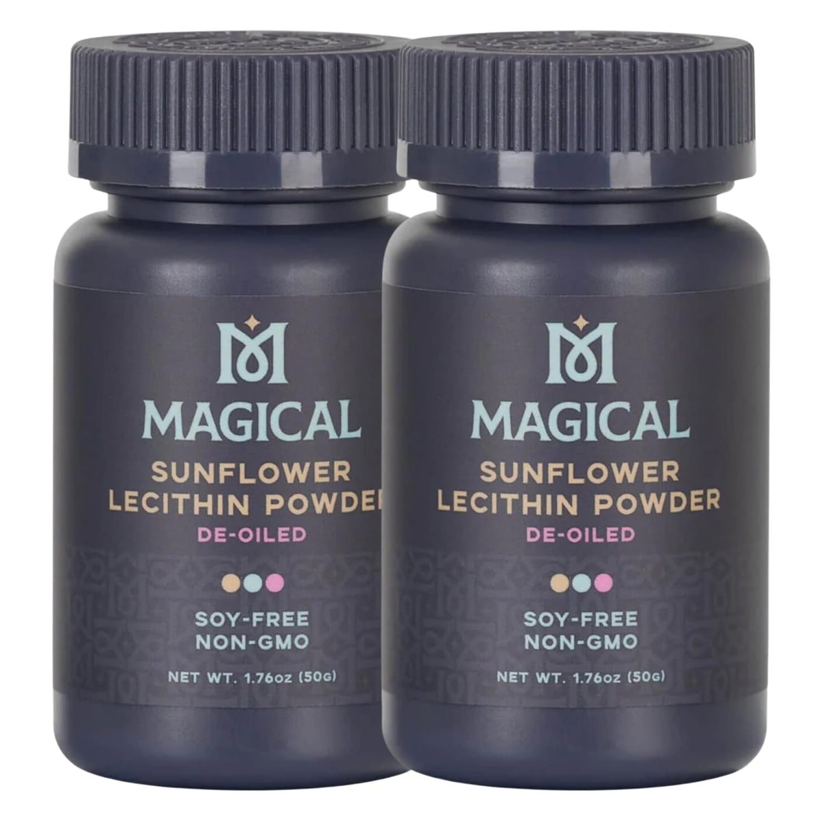 Magical Butter Sunflower Lecithin Powder 2-Pack bottle front view