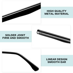MAGICLULU replacement arm for eyeglasses - black metal temple arm - image 04