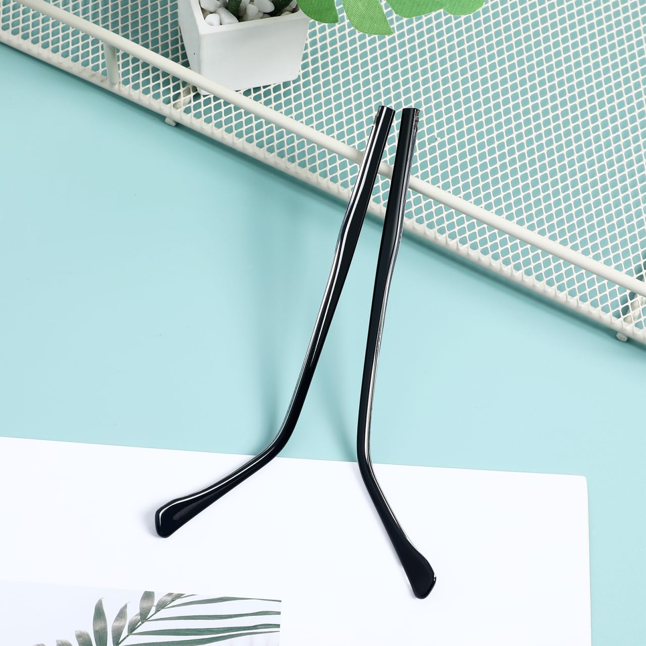 MAGICLULU replacement arm for eyeglasses - black metal temple arm - image 09