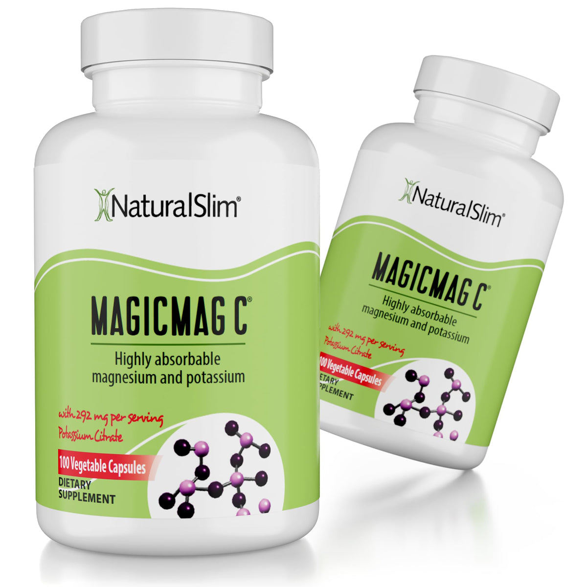 MagicMag C bottle with Magnesium Citrate and Potassium