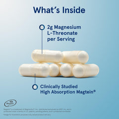 Front view of MagMind bottle showing label