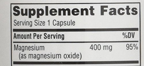 Three bottles of Twinlab Magnesium 400 mg 100 capsules health supplement