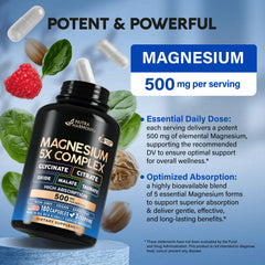 5-in-1 magnesium blend on product packaging