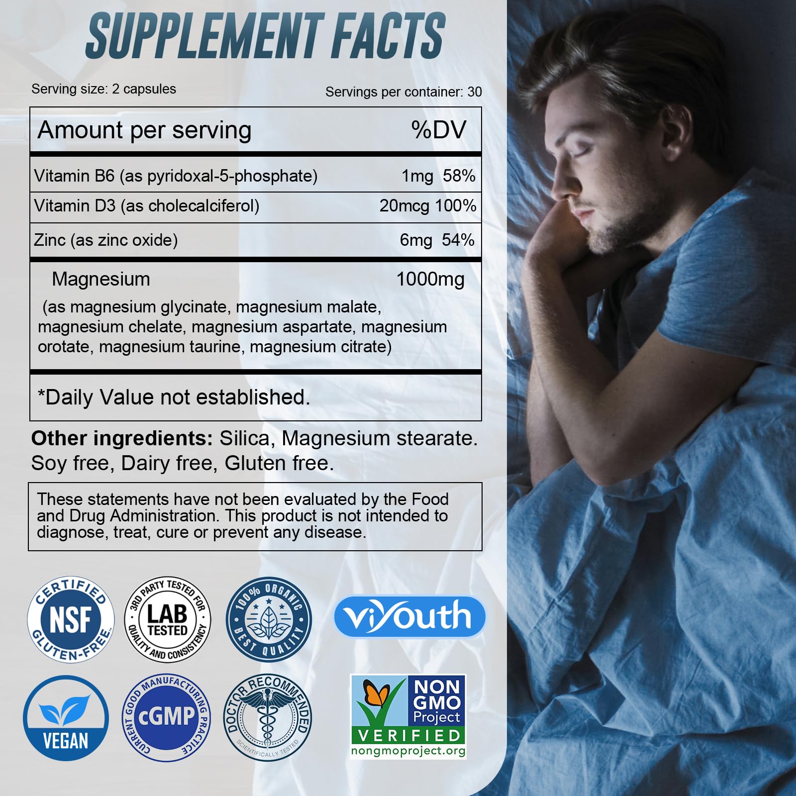 Close-up of Magnesium 7 Complex capsules