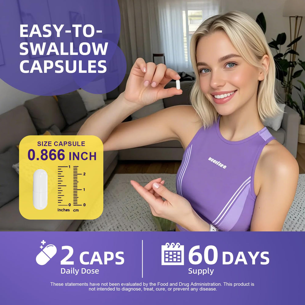 Illustration of daily use with Magnesium Glycinate & Ashwagandha supplement