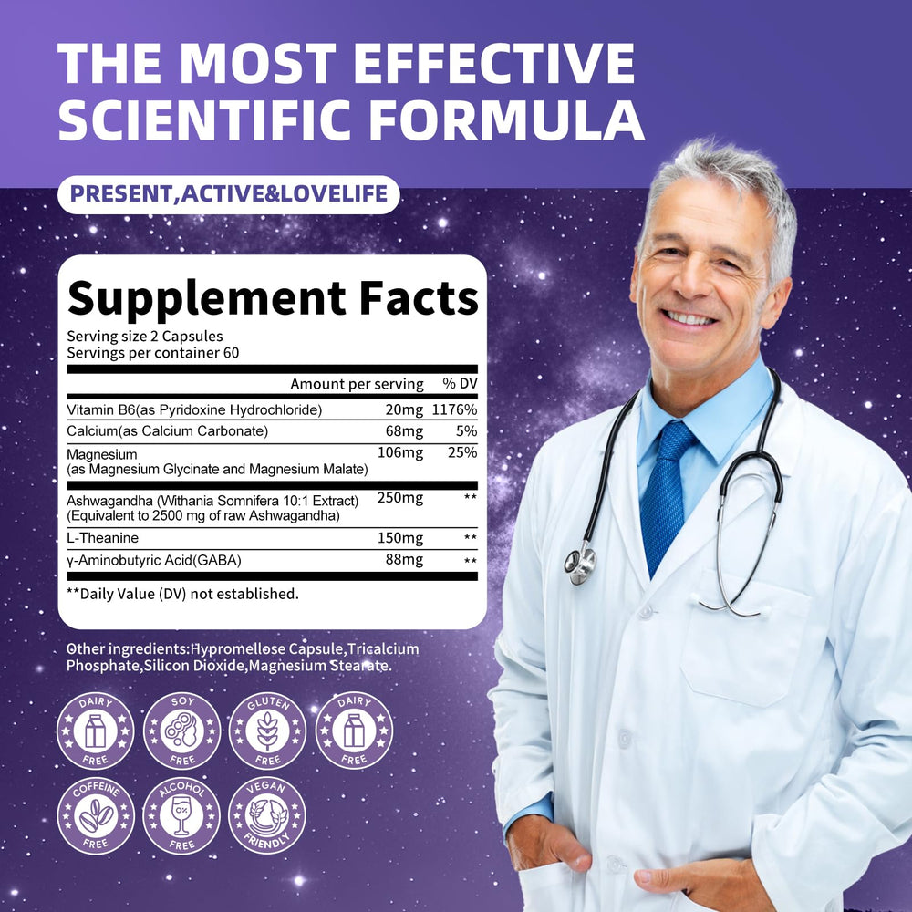 Close-up of bottle label and dosage information