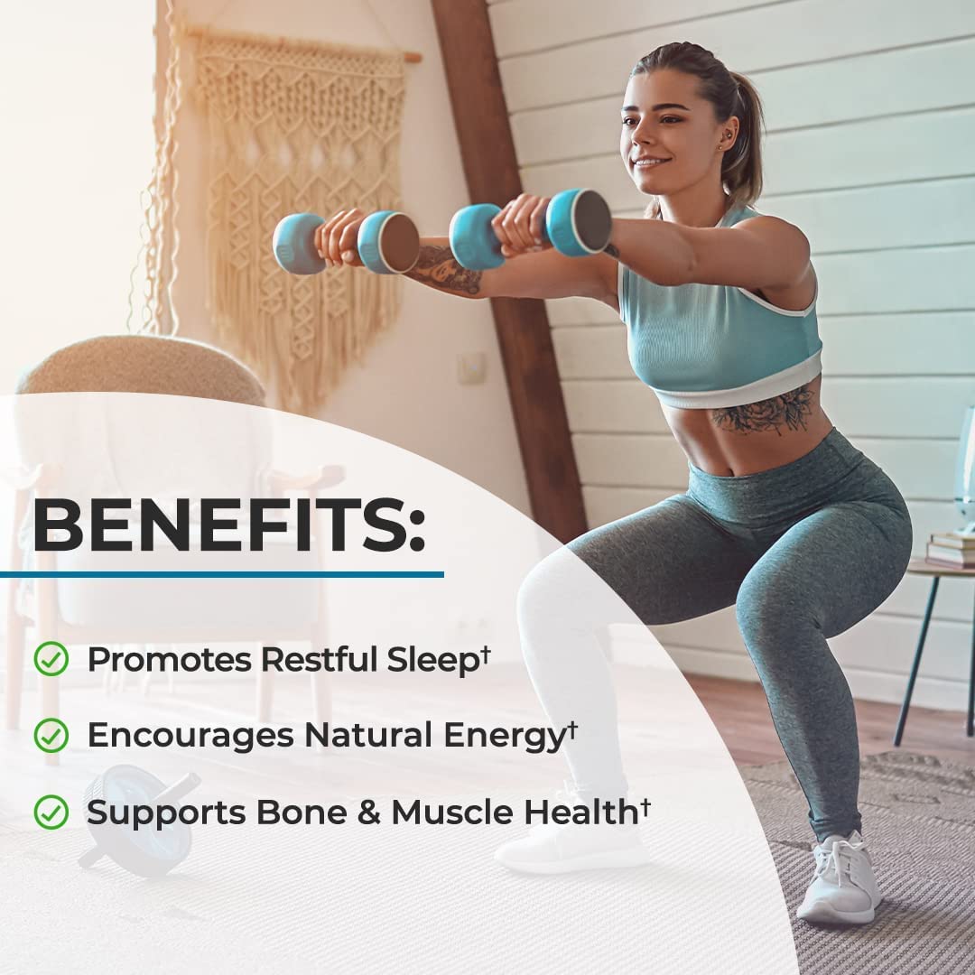 Benefits: supports muscle, bone and joint health