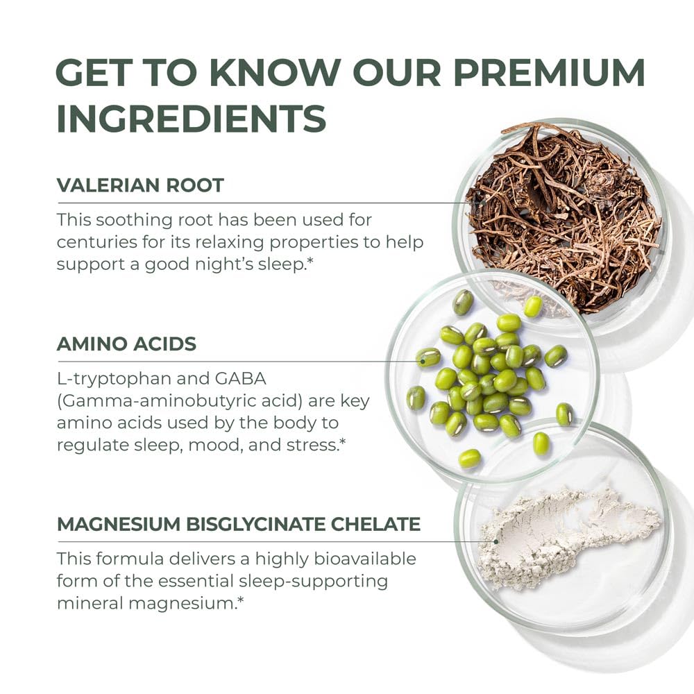 Magnesium bisglycinate chelate with L-tryptophan and GABA