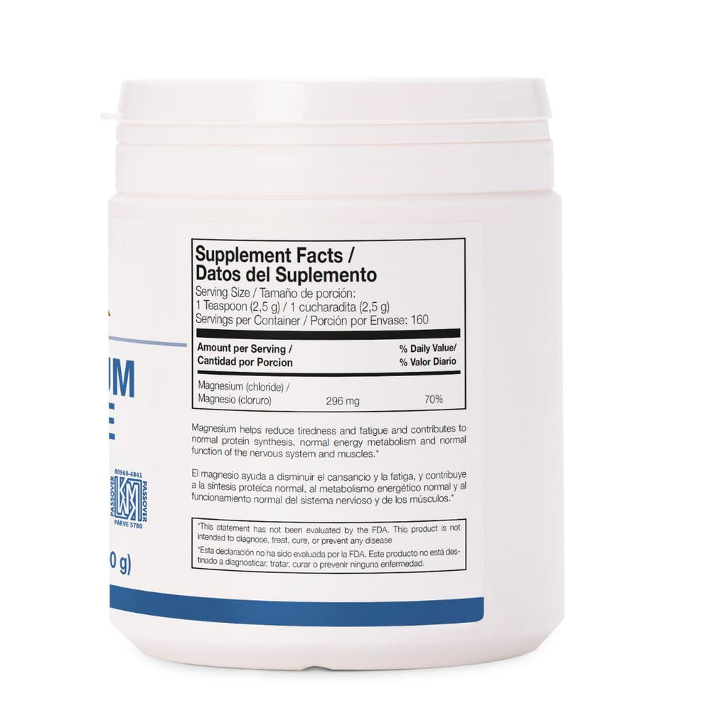 Ingredients and nutrition information for Magnesium Chloride 400g