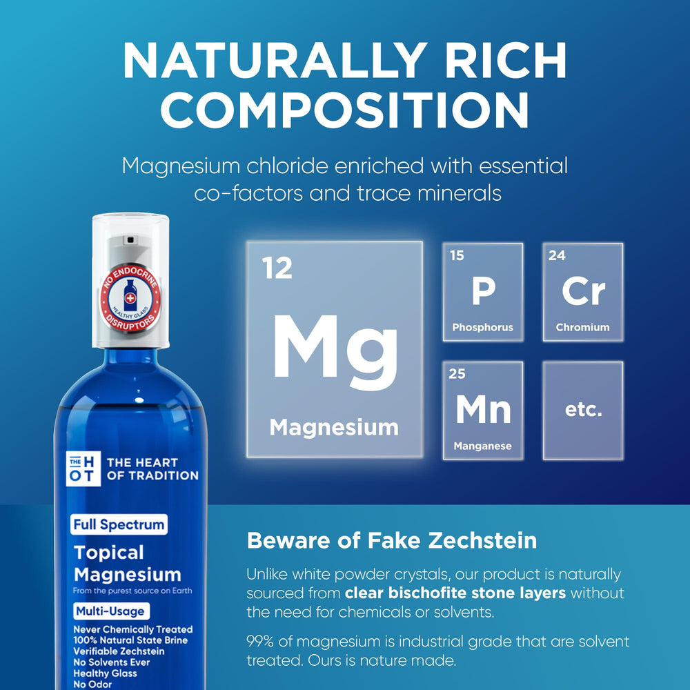 Magnesium chloride brine with trace minerals and minerals