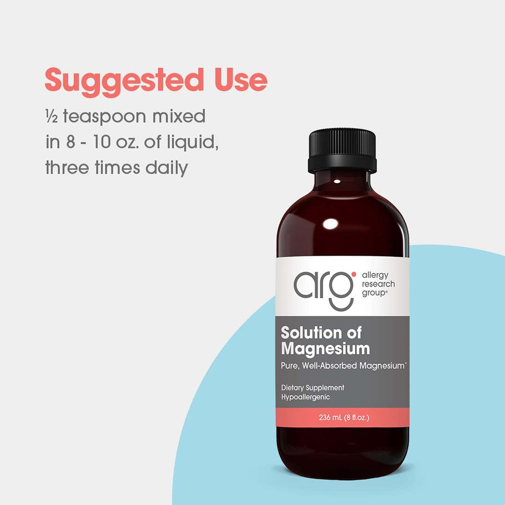 Magnesium chloride liquid depicted as an essential mineral for health