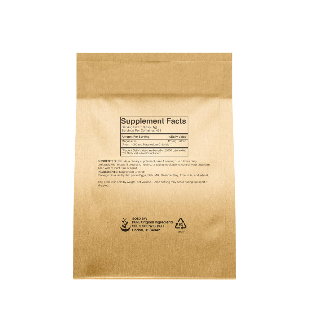 Eco-friendly packaging for magnesium chloride powder