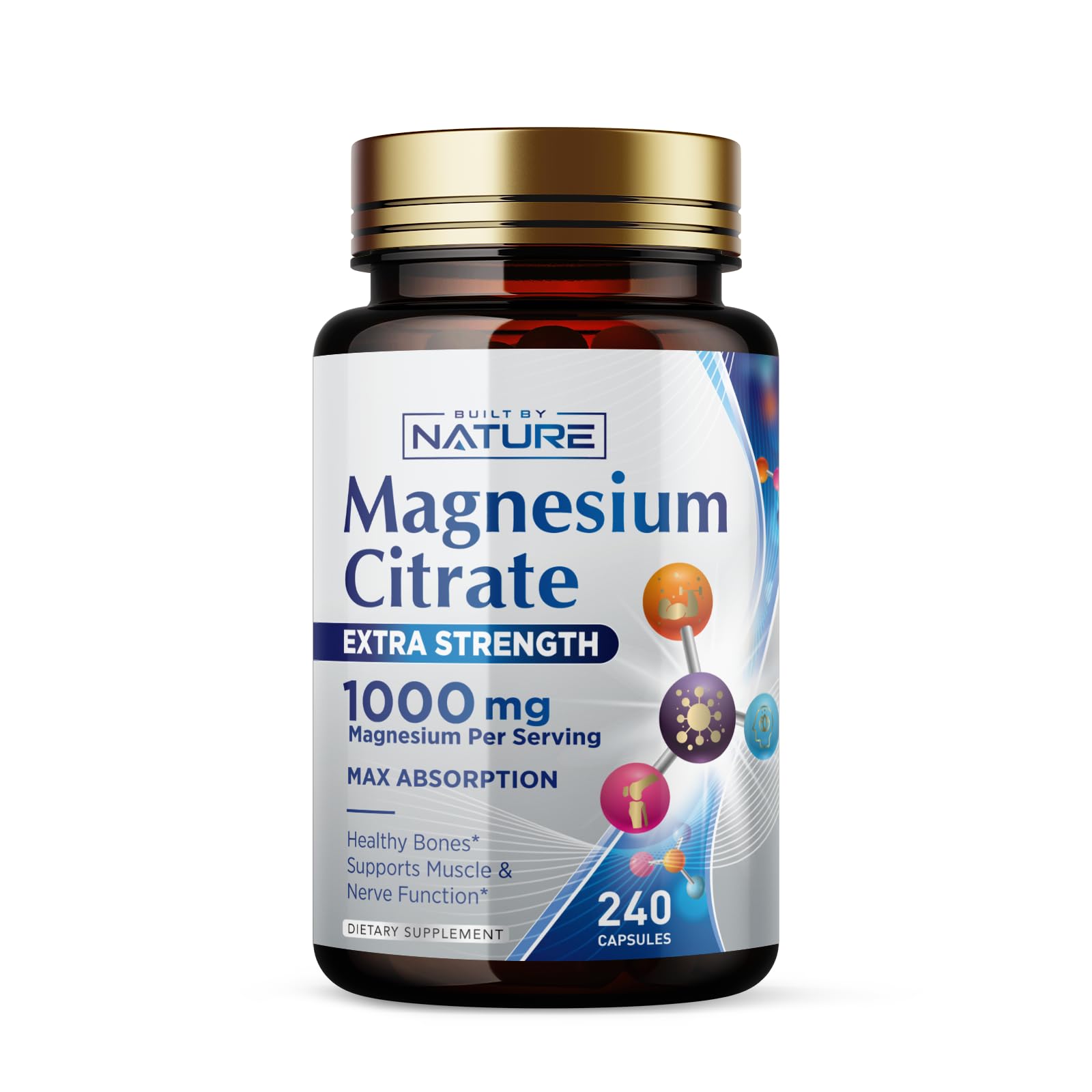 Bottle of Magnesium Citrate 1000mg