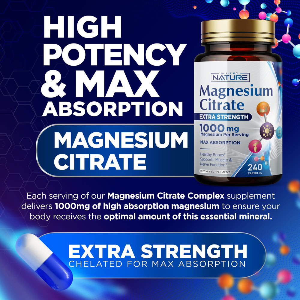 Magnesium Citrate 1000mg capsules