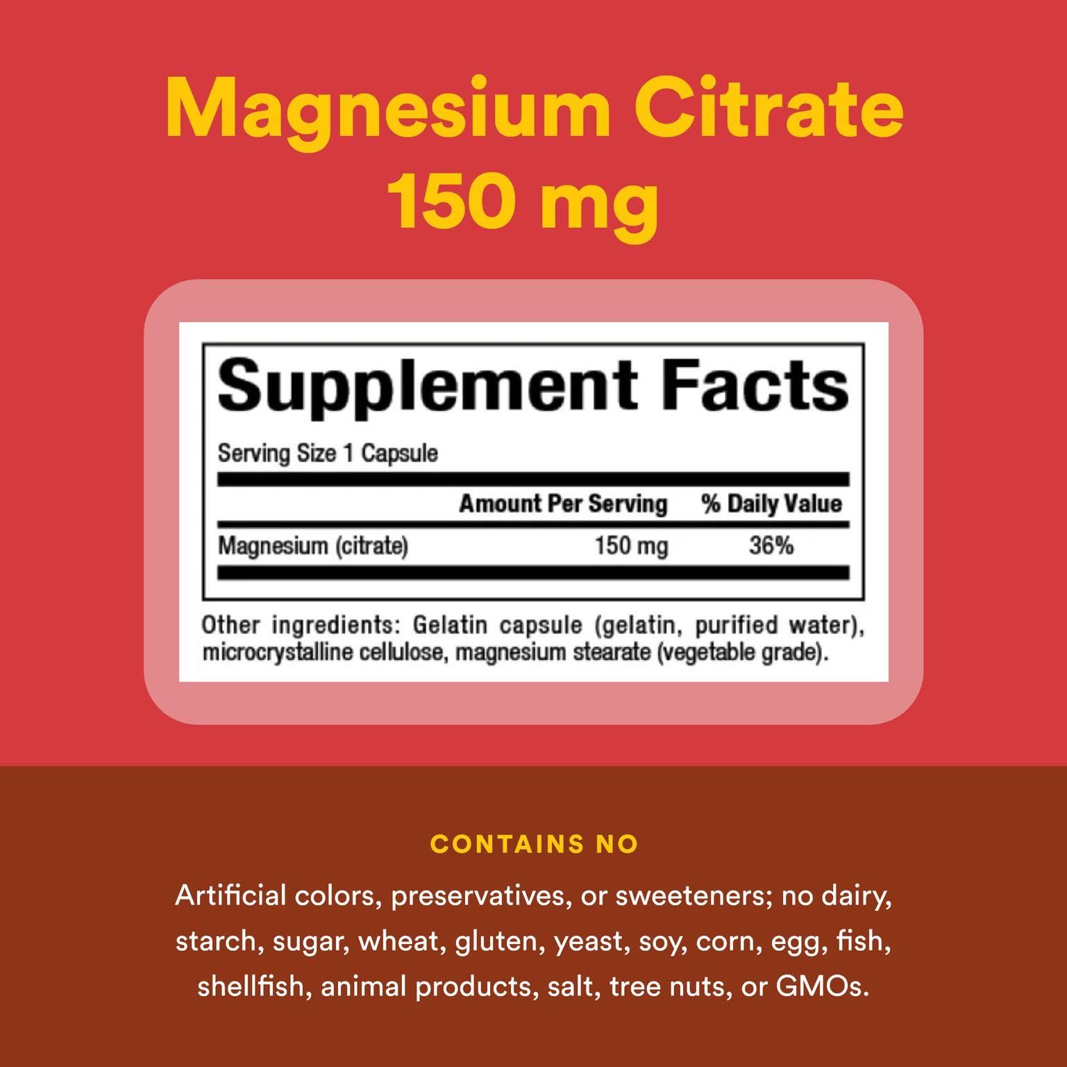 Graphic showing magnesium citrate supports muscle health