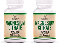 Magnesium Citrate 800mg bottle front view – Pack of 2