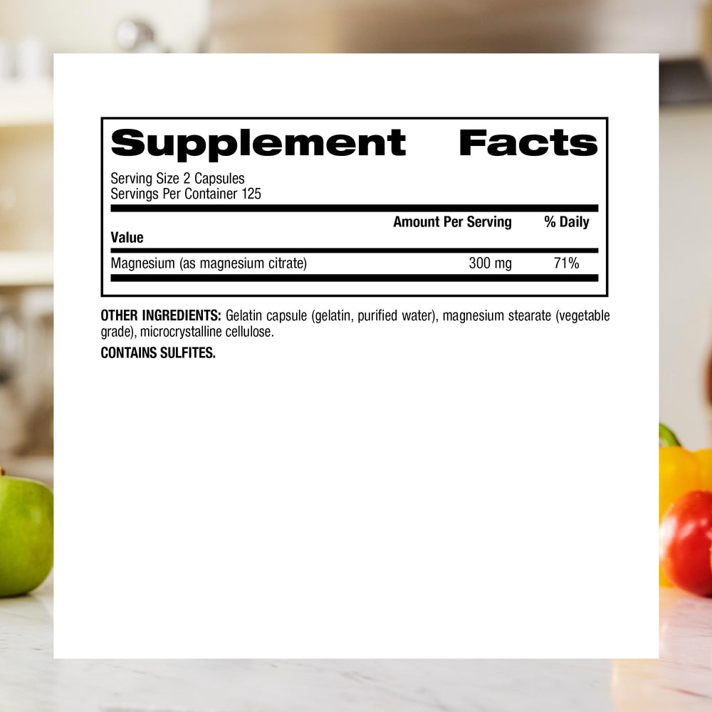 High absorption magnesium citrate illustration