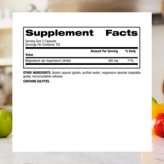 High absorption magnesium citrate illustration