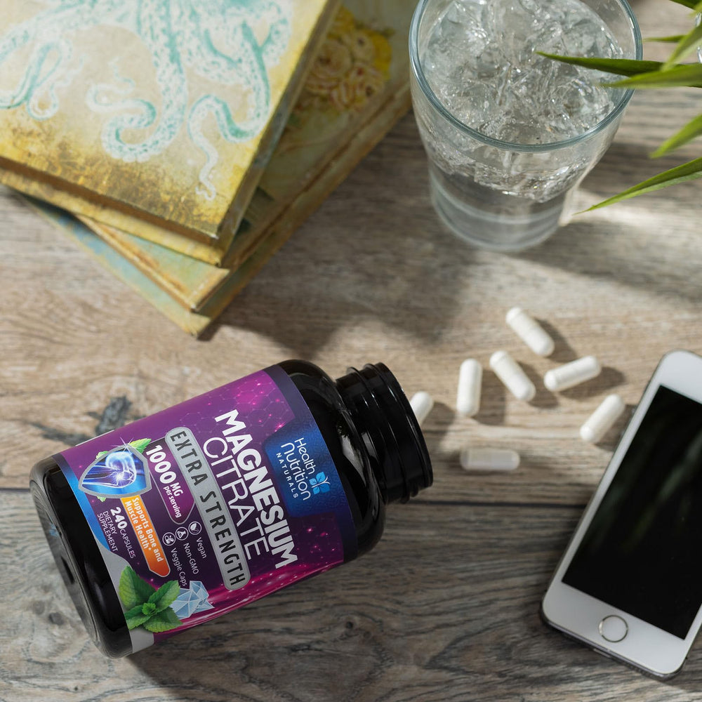 Product packaging displayed on stand