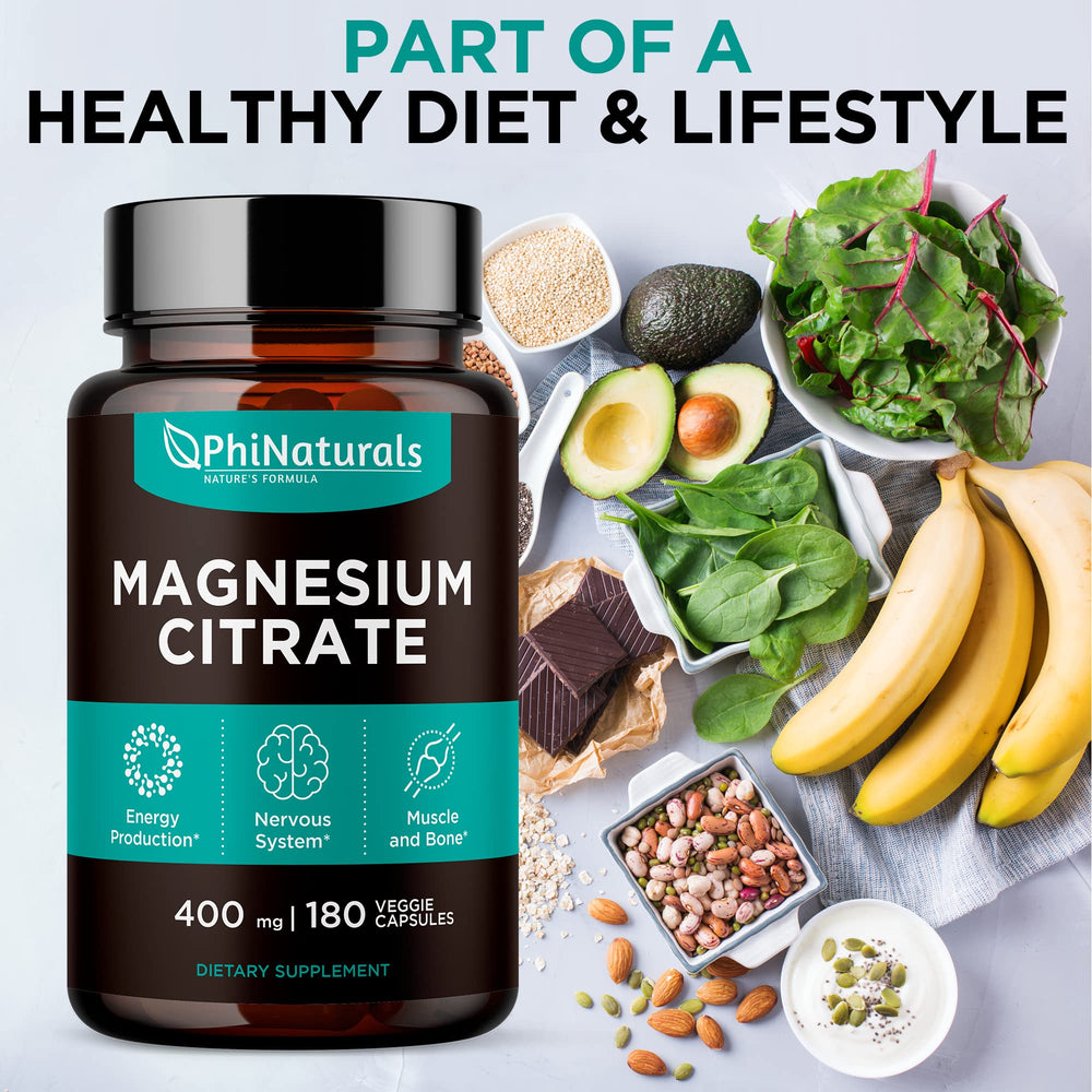 Digestive comfort and regularity with magnesium citrate 400 mg