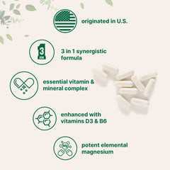 Close-up of magnesium citrate capsules