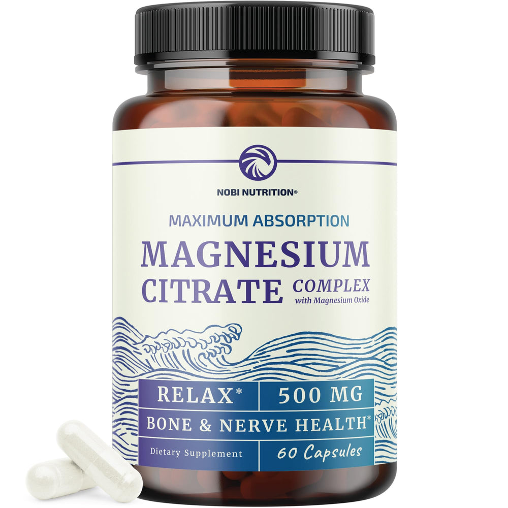 Magnesium Citrate Complex bottle with 60 capsules