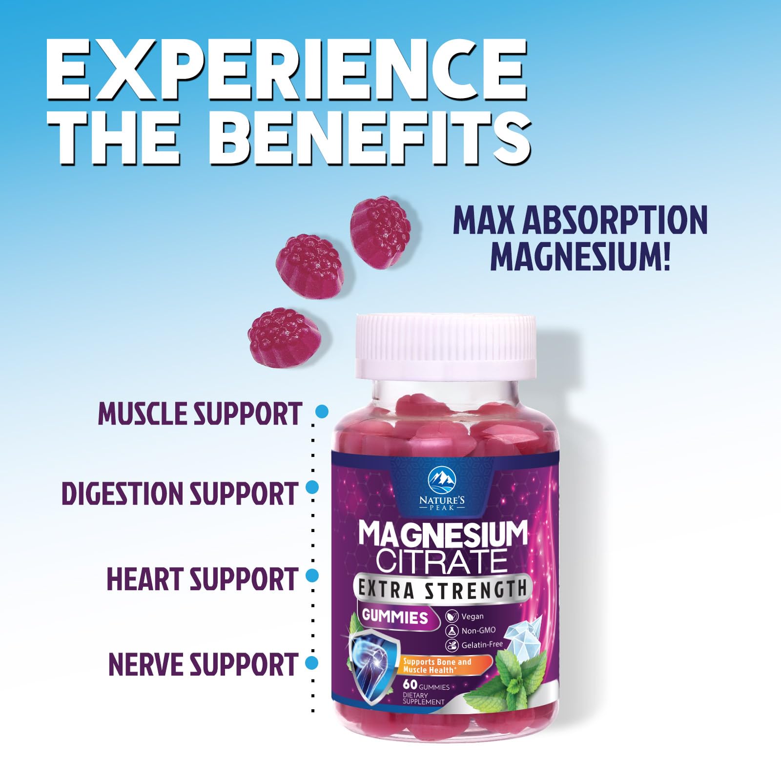 Kids taking magnesium citrate gummies