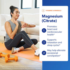 Magnesium citrate supporting heart health