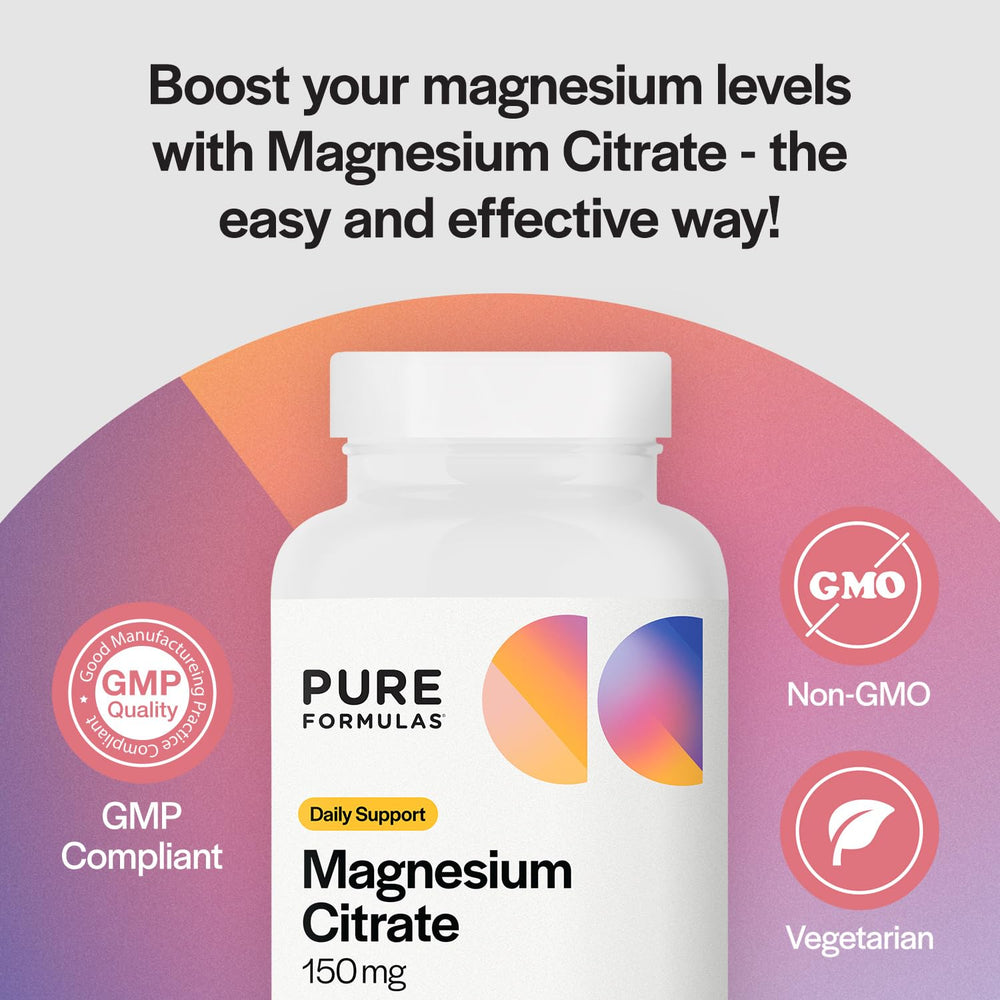High absorption magnesium citrate formula